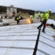 Workers on roof
