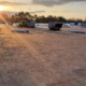 Side View Roof At Sunset Or Sunrise