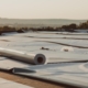 Commercial Roof With Pvc Roll